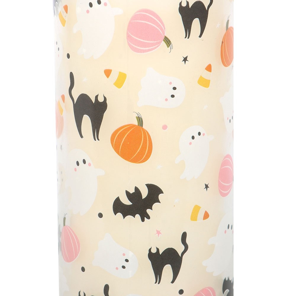 Something Different - Sweet and Spooky Print Candy Corn Tube Scented Candle - Multicolours